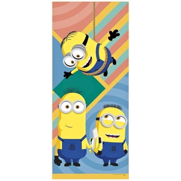 Despicable Me Multicolor Door Poster (27" x 60") 1 Pc. - Perfect for Kids’ Rooms, Playrooms & Themed Parties