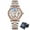 Gold, variant on Chenxi Women Automatic Machine Watch Top Brand Luxury Creative Steel Women's Bracelet Watches Waterproof Ladies Wrist Watch - Mechanical Wristwatches