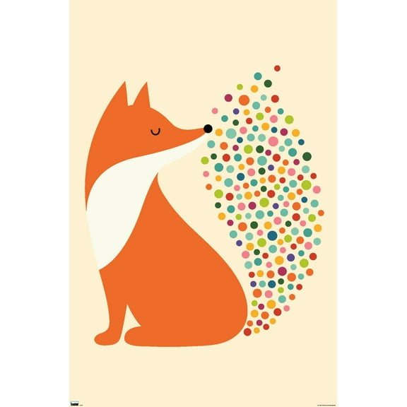 Andy Westface - Fox Little Fire Wall Poster, 22.375" x 34"