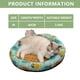 thumbnail image 2 of Esterilla de verano para gatos, nido para gatos, cojín frío, suministros para mascotas, esterilla de ratán para dormir, cama Squishmallow para mascotas, 2 of 5