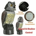thumbnail image 3 of Espantapájaros de búho de plástico con jaula realista Koolmei con cabeza giratoria y sonido, 3 of 5
