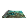 thumbnail image 2 of Ahgly Company Indoor Square Oriental Turquoise Blue Industrial Area Rugs, 8' Square, 2 of 4