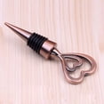 thumbnail image 2 of Bouanq Wine Bottle Stopper Wine Stainless Steel Love Design Heart Shape with Crystal Glass Wine and Beverage Bottle Stopper and Wine Preserver, 2 of 6