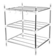 thumbnail image 4 of Multi-Function 3-Layer Stainless Steel Kitchen Storage Rack Shelf Organizer for Pantry Countertop, 4 of 6