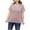 Pink, variant on fatyb Womens Plus Size Tops V Neck Solid Color Tee Tops for Women Casual Short Sleeve Summer T-Shirts