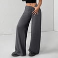 thumbnail image 4 of Women's High Waisted Wide Leg Sweatpants Casual Jogger Pants for Relaxed and Sporty Everyday Use,Dark Gray,S, 4 of 6
