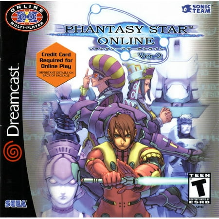 Phantasy Star Online Ver. 2 Dreamcast (Best Dreamcast Games Ever)