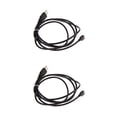 thumbnail image 3 of Methold Cable de carga negro de 1,5 metros reemplazo de cable de puerto Micro USB para controlador de juego 4 Negro 1.5 m 2piezas, 3 of 6