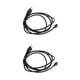 thumbnail image 2 of Methold Cable de carga negro de 1,5 metros reemplazo de cable de puerto Micro USB para controlador de juego 4 Negro 1.5 m 2piezas, 2 of 6