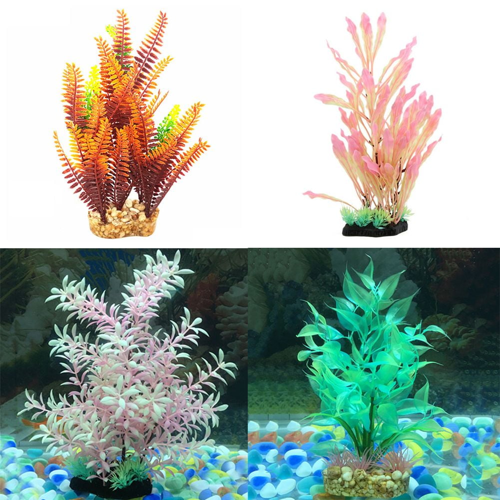 SPRING PARK Artificial Fake Fish Tank Plants Weeds Water Grass Aquarium