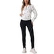 thumbnail image 2 of CHAQUETA BOMBER PARA MUJER INSPIRE CHIC, AJUSTADA, LIGERA, CON CREMALLERA, M Blanca Roja, 2 of 6