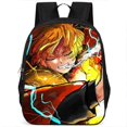 thumbnail image 1 of Demon Slayer Backpack Demon Slayer: Kimetsu no Yaiba Pillar Training Edition Student Backpack Large Capacity College Style Backpack, 1 of 1