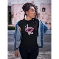 thumbnail image 2 of I Kiss You / Pink Lips T-Shirt Women -Image by Shutterstock, Female XX-Large, 2 of 4