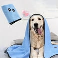 thumbnail image 2 of Btomtd Pet Towels for Dogs and Cats Absorbent Soft and Quick Dry Microfiber for Bathing Comfortable Cleaning Hand Towels - 31.49'x15.74', Blue, 2 of 8