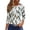 Mint Green, variant on CIENVNSTG Womens Tops 3/4 Length Sleeve Crew Neck Shirt Summer Fashion Printed Tunic Tops Basic Tees Blouses Loose Fit Pullover Mint Green L