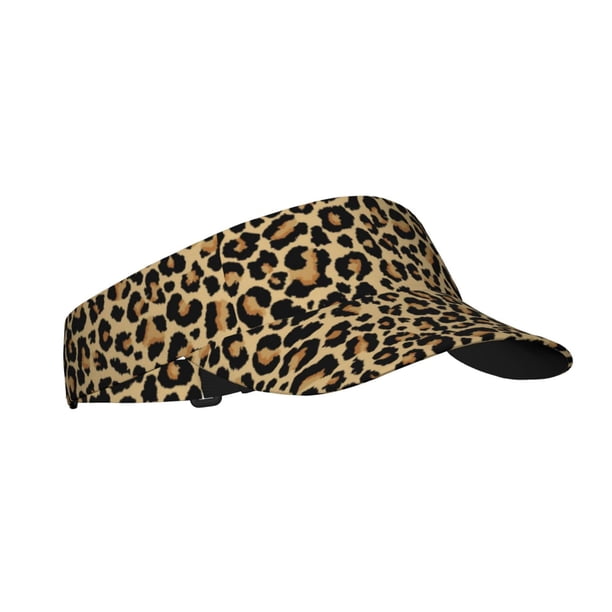 Balery Leopard Print Gorra deportiva con visera ajustable para mujer y hombre (talla única)