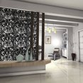 thumbnail image 1 of 12 separadores colgantes de plástico para habitación, sala de estar, comedor, bar, escuela, hotel, decoración (negro, 40 x 40 cm) JAMW Sencillez, 1 of 4