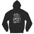 thumbnail image 5 of Ford Bronco Country Tough Free Wheeling 1978 Sweatshirt Vintage Truck Fan 4x4 Off Road Classic Car Show Hoodie, 5 of 7