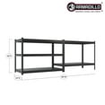 thumbnail image 4 of 5-Tier Heavy Duty Metal Shelving Unit, Adjustable Steel Storage Rack, Garage Shelving Unit, 48" W x 24" D x 72" H, 4,000 lb Capacity, 4 of 12