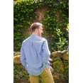 thumbnail image 4 of Men's Irish Grandfather Shirt - Vintage Blue - XL, 4 of 5