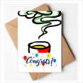 thumbnail image 1 of China Chinese Tea cup Traditional Pattern Wedding Cards Congratulations Greeting Envelopes, 1 of 3
