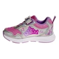 thumbnail image 4 of Disney Princess Toddler Girls Sneakers with 2 White Lights, Pink Purple, Size: 10., 4 of 6