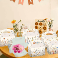 thumbnail image 5 of Wildflower Theme Handheld Gift Boxes - Double-Sided Watercolor Design for Spring Summer Party Decor & Favors 12 Pack, 5 of 7