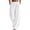 White, variant on Linen Pants Women High Waist Baggy Stretchy Cargo Hiking Streetwear Wide Leg Sweatpants Women Beige L