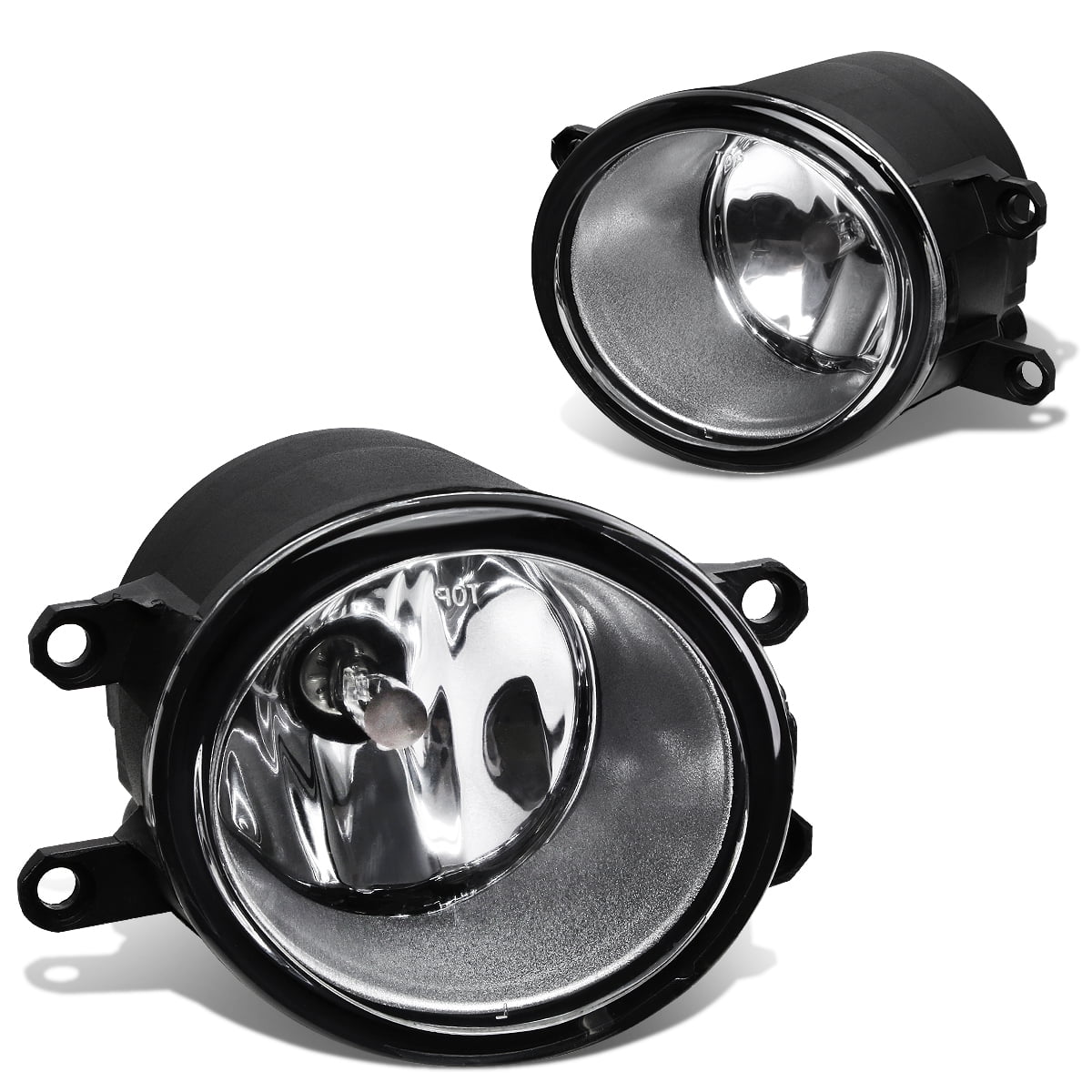 Fog Lights Compatible with 4Runner Avalon Camry Highlander Matrix Prius Rav4 Tacoma CT200h IS250 IS350 LX570 RX350 Fog Lamps with Clear Lens for Passenger and Driver Side 