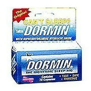 Dormin Nighttime Sleep Aid with Diphenhydramine Hydrochloride, 32ct, 10 Pack