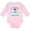 AD-Pink, variant on Inktastic Polar Bear My Grandma Loves Me in Santa Hat with Snowflakes Boys or Girls Long Sleeve Baby Bodysuit