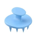 thumbnail image 2 of Cepillo de silicona FLhrweasw para cuero cabelludo y cabello depurador azul, 2 of 6