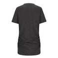 thumbnail image 4 of Womens Tops,Tbopshirt Summer Tops for Women,Plus Size T Shirts,Women Solid Color Round Neck Casual Tee Tops Tank,Short Sleeve Blouses, 4 of 8