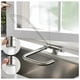 thumbnail image 4 of Grifo de cocina extraíble, mezclador de fregadero plegable de acero inoxidable frente a la ventana, grifo de fregadero giratorio de 360 grados cepillado, 4 of 4