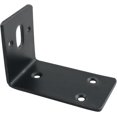 thumbnail image 2 of Soporte de esquina de junta de Metal, soporte de ángulo recto en L de acero, 4 Uds., para estantes de madera, muebles, gabinete, negro, 2 of 5