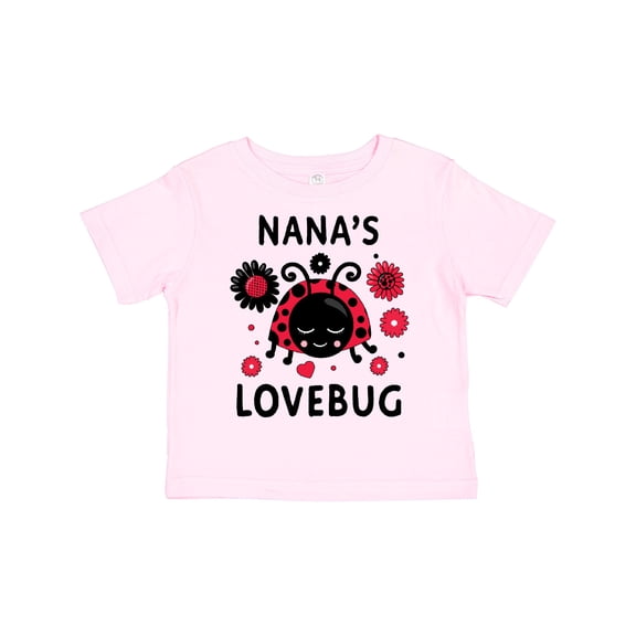 Inktastic Valentine's Day Nana's Lovebug Boys or Girls Toddler T-Shirt