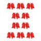 thumbnail image 1 of Qarigey Banda para el cabello grande Nudo de lazo Grueso Goma elástica Sin enganches Coleta Titular Pelos Cuerda Bobbles Scrunchie sin costuras para Rojo 10piezas Qarigey CBP458618, 1 of 4