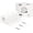 White, variant on MakeID White Label Maker Tape Adapted Label Print Paper Refills Standard Laminated Office Labeling Tape Replacement 0.63 x 157 inch (16mm x 4m) Work with Label Maker Model L1 M1 Q1