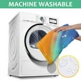thumbnail image 6 of Rainbow Tie Dye Wave Pattern Square Tablecloth,Waterproof Square Table Cover,Wipeable Spillproof Washable Table Cover for Home Kitchen Party Decor 60"x60"(152x152cm), 6 of 6