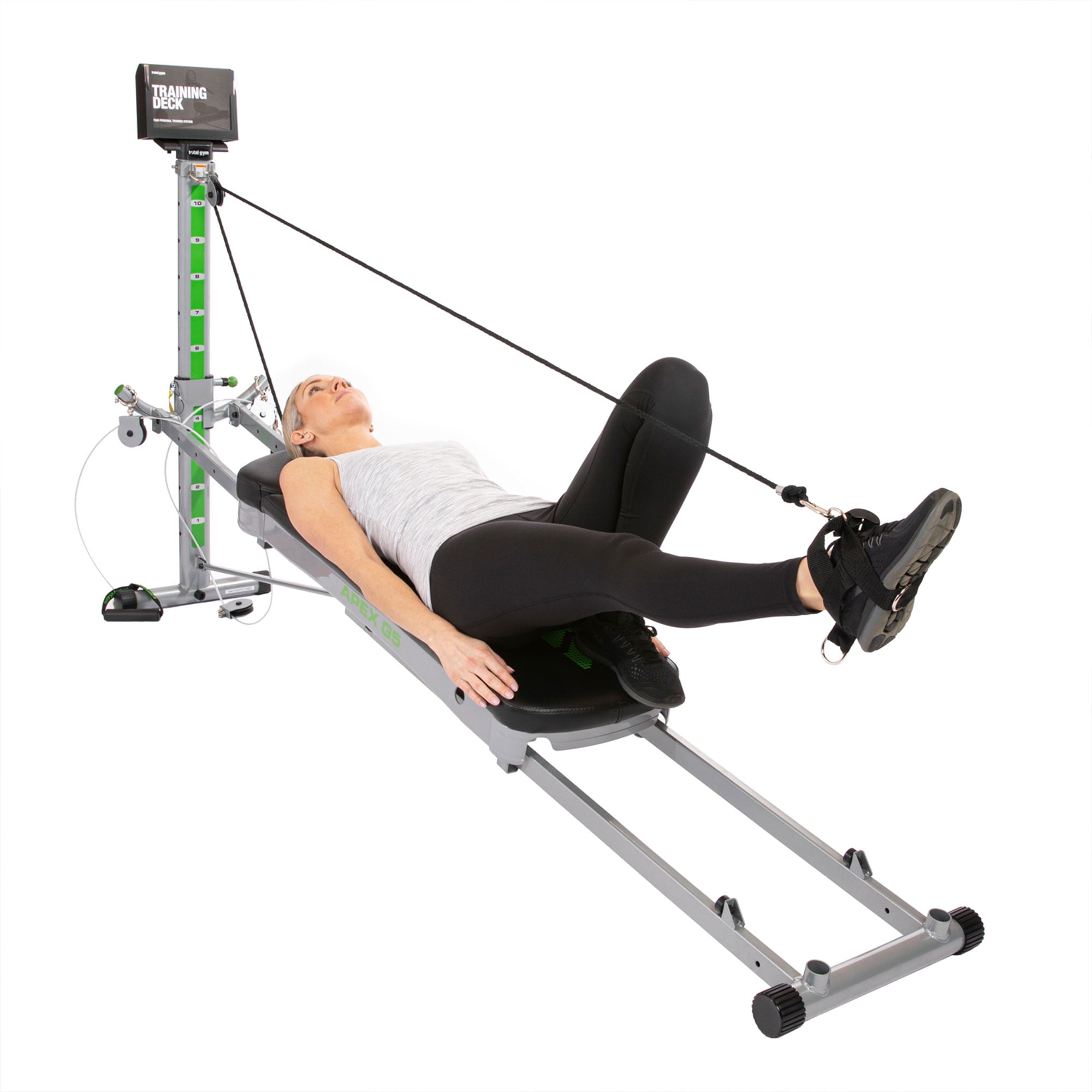 Total Gym APEX G5 Home Fitness Incline Weight Trainer Equipment w/ 10 Resistance Levels