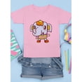 thumbnail image 3 of Elephant Smiling T-Shirt Juniors -Image by Shutterstock,  x-Large, 3 of 4