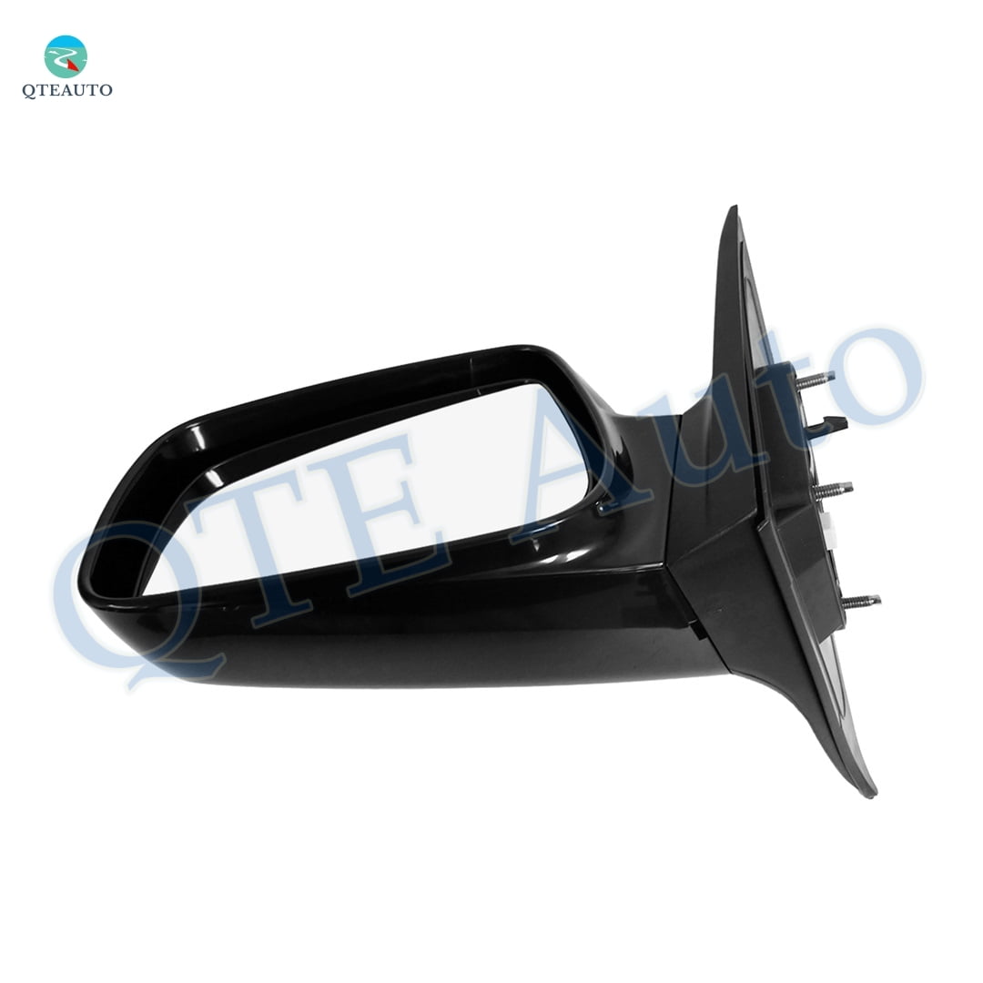 Left Driver Side Power Nonfolding Usa Built View Mirror Chrome/Flat Black Smooth For 2007-2011 Toyota Camry