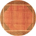 thumbnail image 1 of Ahgly Company Indoor Round Persian Orange Traditional Area Rugs, 7' Round, 1 of 1