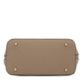 thumbnail image 4 of FashionPuzzle Zip-Around Saffiano Classic Dome Satchel (Travertine), 4 of 7