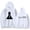 White, variant on Livingston Shadow Lyric Hoodie unisex fashionable streetwear casual long sleeved sportswear