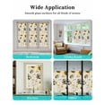 thumbnail image 6 of Window Privacy Film Sunflowers Stained Glass Window Film Decorative Sun Block Window Cover Spring Farm Bees Garden Vintage Window Clings Static Adhesive Sticker for Bathroom 29.5"x78.7", 6 of 7