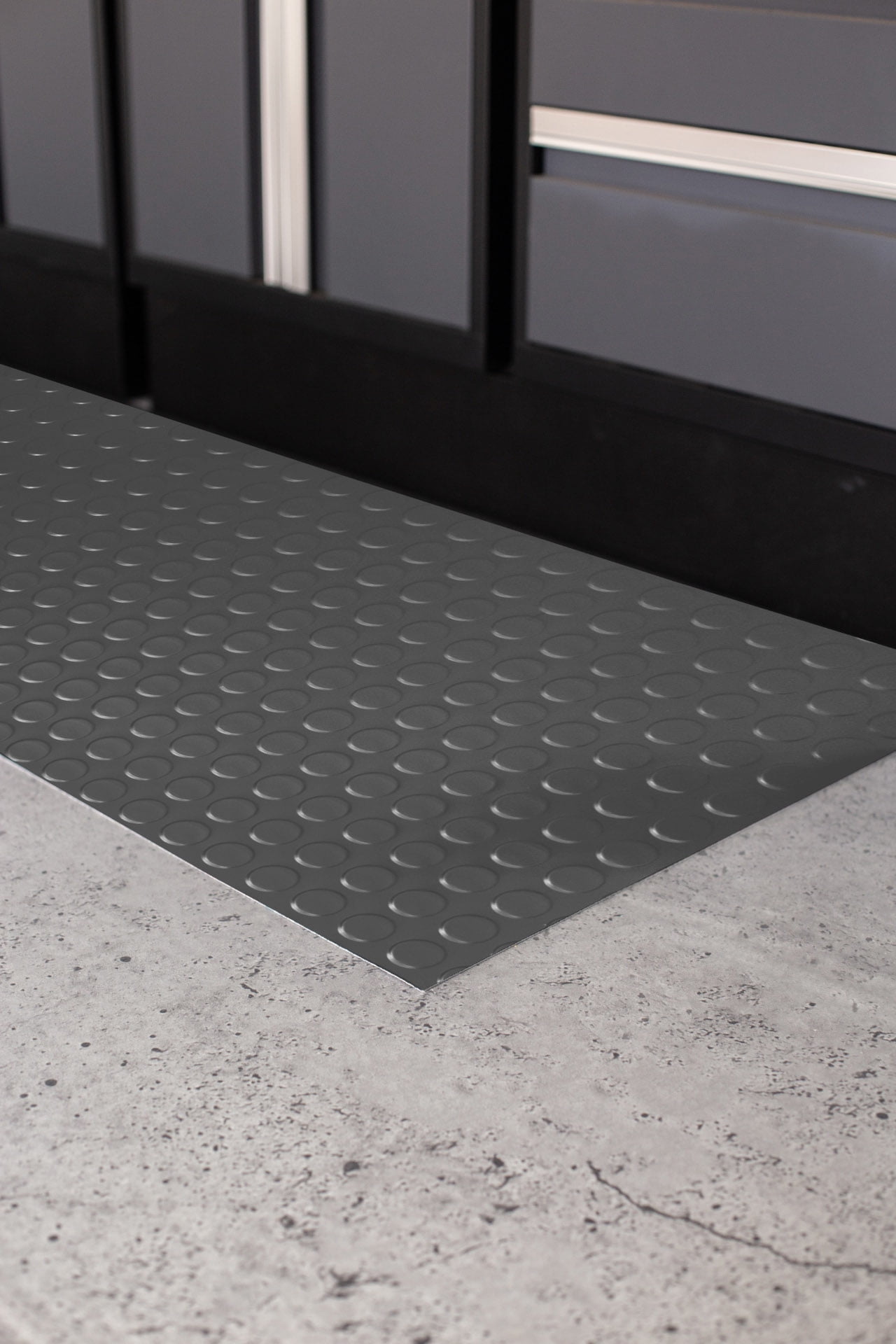 G-Floor 27 in. Wide Coin Pattern Vinyl Performance Garage Runner