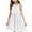 White, variant on ZACPNCV Girls' Sleeveless Gradient Dress Summer Casual Sundress Skater Swing Twirly Halter Dress Olive Green 13-14 Years