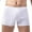 White, variant on RXIRUCGD Underwear Men Casual Fashion Solid Sexy Elastic-waisted Breathable Boxers Briefs Mens Boxer Briefs White