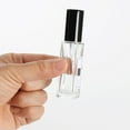 thumbnail image 4 of BToBackYard 5ml Glass Bottle Spray Atomizer Portable Empty Glass Perfume Atomizer Refillable Bottle Container With Spray Applicator Transparent Makeup Tool Black, 4 of 19